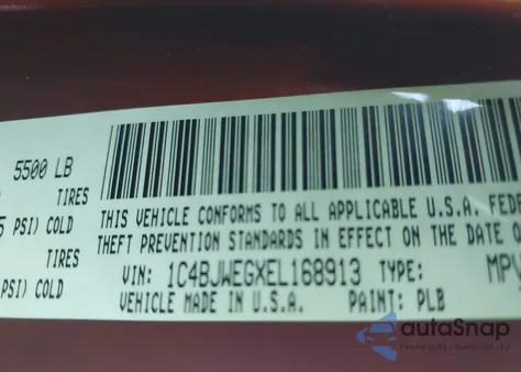 2014 Jeep Wrangler Unlimited Sahara z USA, uszkodzony, nr VIN 1C4BJWEGXEL168913